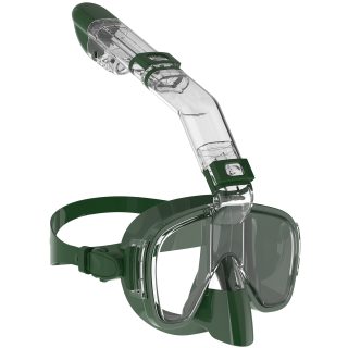 Diving Snorkel and Mask 2 in 1 Foldable 180 Degree Panoramic View Diving Mask with Free Breath Breathing System - Image 6